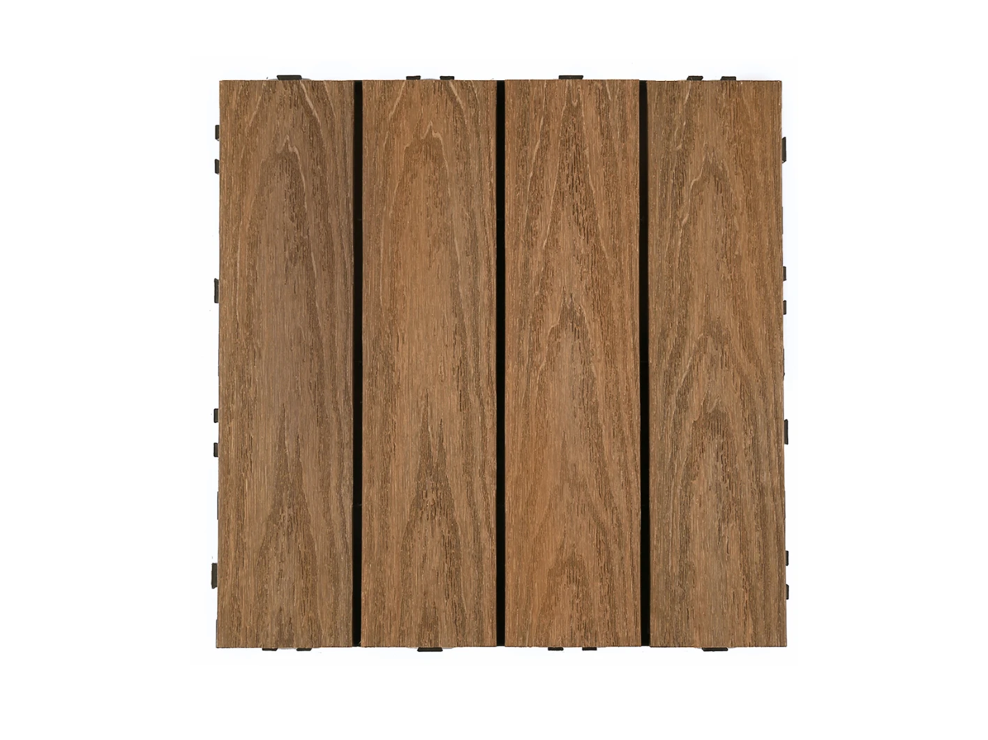 Vlondertegel composiet teak, 30 x 30 cm - Afbeelding 1